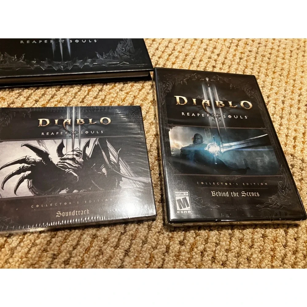 Diablo III & Reaper of Souls Collector's Edition PC Blizzard Big Box‎ Set Bundle